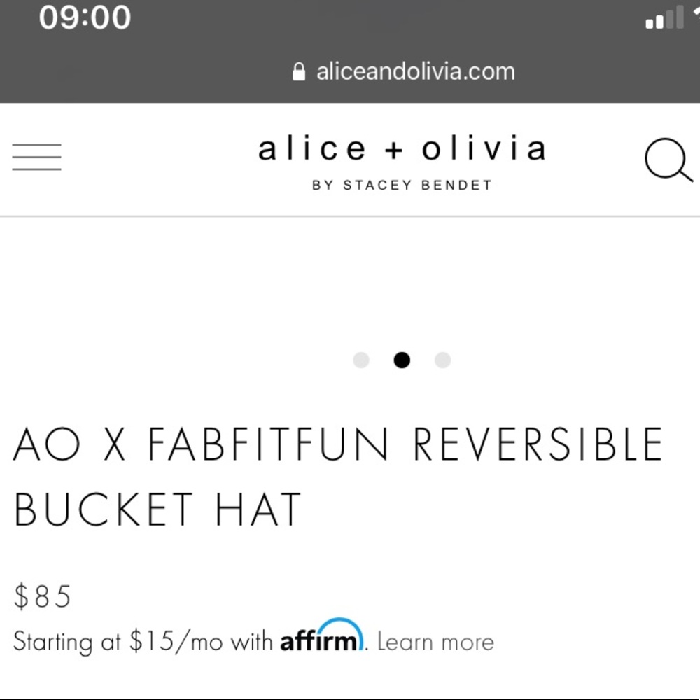 Alice + Olivia reversible daisy bucket hat - Picture 5 of 9